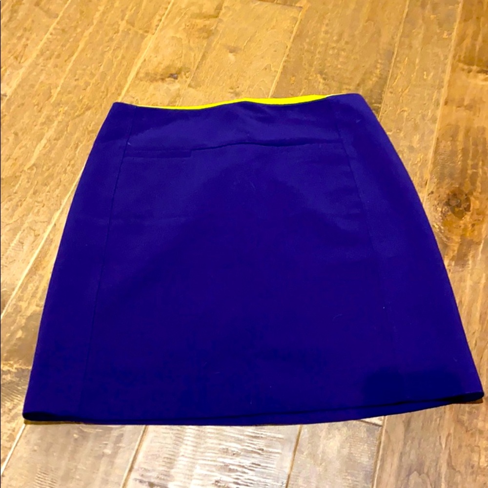 Purple Loft pencil skirt